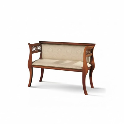 Banquette Siège de bar classique Mobilier rembourré de luxe Siège de designer 111x43x78