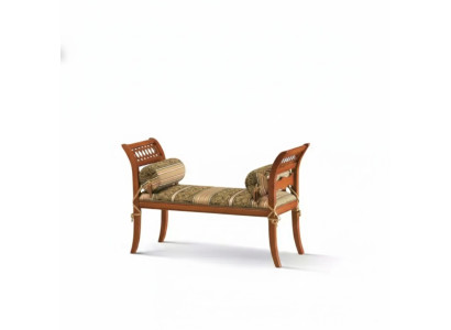 Style classique Banquette Rembourrage Mobilier Banc en textile Mobilier de siège à deux places