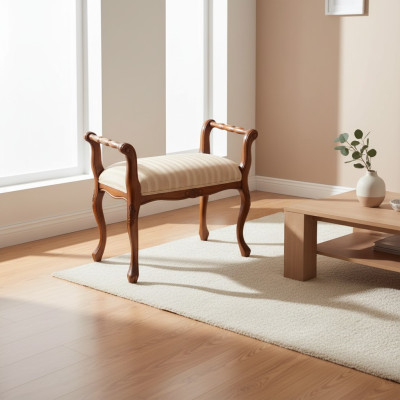 Luxury Stool Classic r Bench seat Designer Furniture Living room Furnishings  → Tabouret de luxe Classique r Banquette Meubles de designer Aménagement du salon