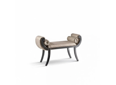 Banc classique Tissu Meubles de salon Meubles de siège Gris neuf