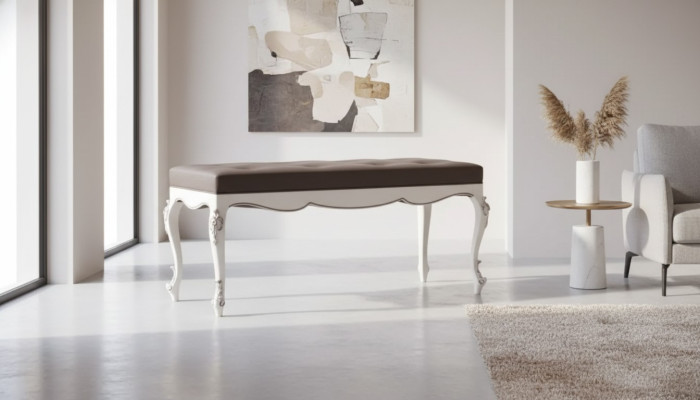 Banc design Tabouret Salon Mobilier de siège Tissu d'ameublement Textile Tabouret