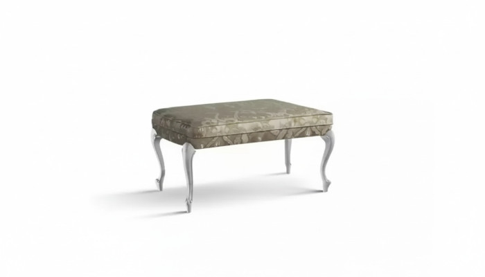 Tabouret de design Tabouret de luxe Pouf Meubles Tabouret rembourré Tabouret Gris nouveau