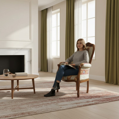 Fauteuil 1 place Canapés Siège Tissu Salon Textile Mobilier de luxe Siège simple