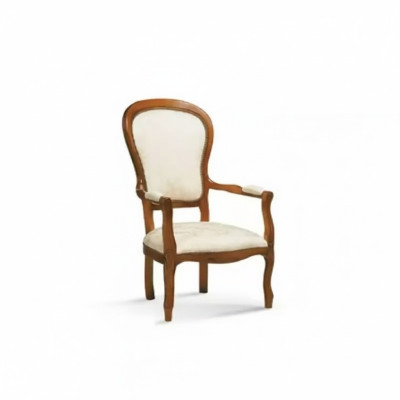 Chaise 1 place en tissu Lounge Luxe Rembourrage Relax Mobilier Design Canapé
