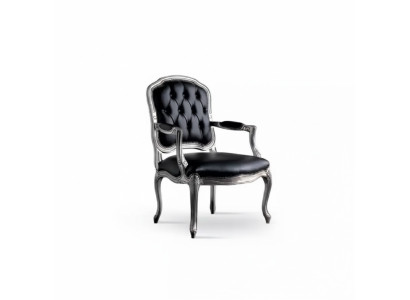 Chaise de design de luxe Meuble de style italien Fauteuil en bois 1 place Nouveau