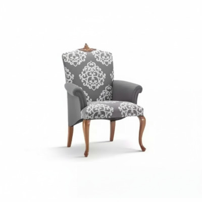 Fauteuil Salon Design Meubles Élégants Gris Classique 1 Place de Luxe