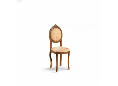 Chaise sans accoudoir Chaise de salle à manger Bois Tissu Conception de salle à manger Fauteuil