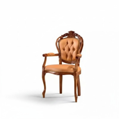 Chaise 1 place Salle à manger Bois Luxe Italie Mobilier Design Classique nouveau