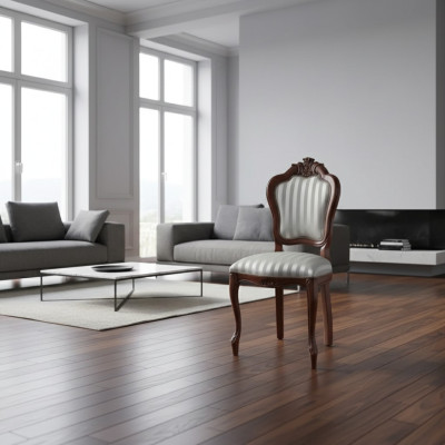 Chaise en bois Mobilier italien Chaises de salle à manger Design de luxe Chaise inclinable