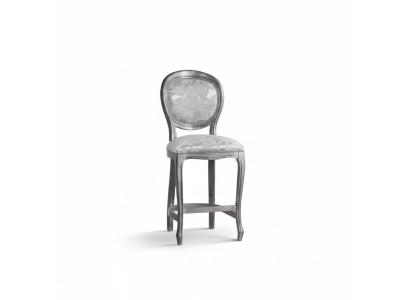 Chaise grise classique Designer Tabouret de bar Chaise en bois Meubles de luxe neufs