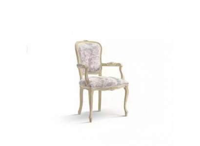Chaise rembourrée avec accoudoir fauteuil de luxe salon salle à manger fauteuil