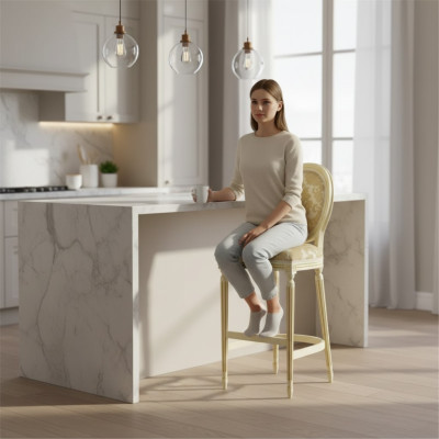 Tabouret de bar Chaise de bar Design en tissu Chaises de bar Tabourets de bar Chaises Italie