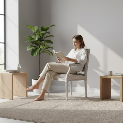 Fauteuils Salle à manger classique Meubles italiens en bois Chaise de luxe nouvelle