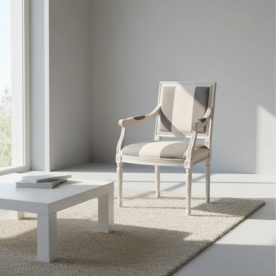 Fauteuils Salle à manger classique Meubles italiens en bois Chaise de luxe nouvelle