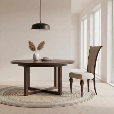 Fauteuil gris Luxe Salle à manger Rembourrage Élégantes Chaises Classiques neuves