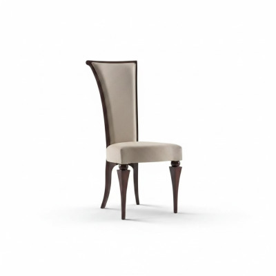 Fauteuil gris Luxe Salle à manger Rembourrage Élégantes Chaises Classiques neuves