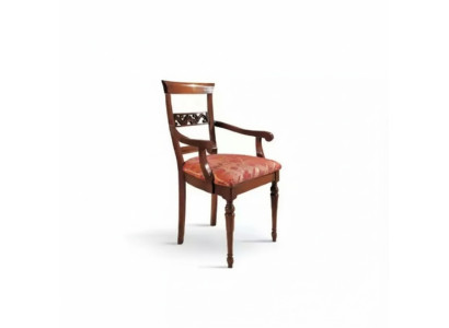 Salle de séjour Chaise Design Salle à manger Chaises en bois Revêtement avec accoudoirs neufs