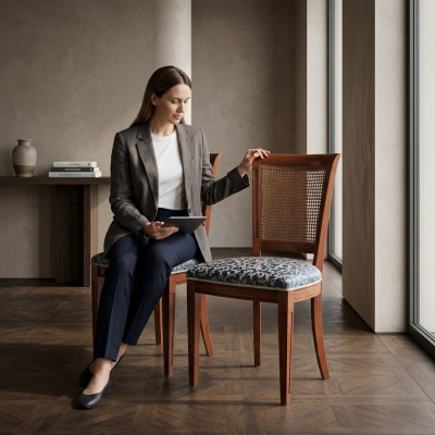 Chaise Classique chaise de salle à manger mobilier de siège de luxe chaise de concepteur