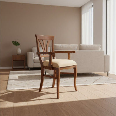 Chaise de salle à manger Chaise Bois Chaise en bois Chaise rembourrée de design Chaises neuves