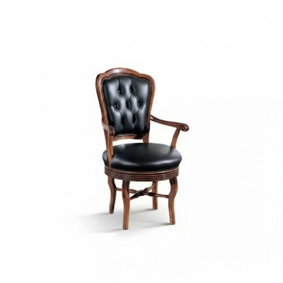 Fauteuil Chaise de bureau noire Fauteuil design Fauteuil Chaise Mobilier italien