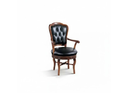 Fauteuil Chaise de bureau noire Fauteuil design Fauteuil Chaise Mobilier italien