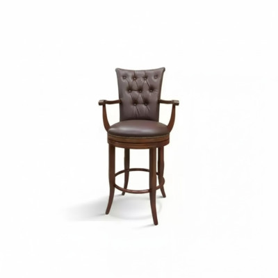 Tabourets Bar Chaises Chaise Designer Chaise en bois Chaise de salle à manger Tabouret Marron