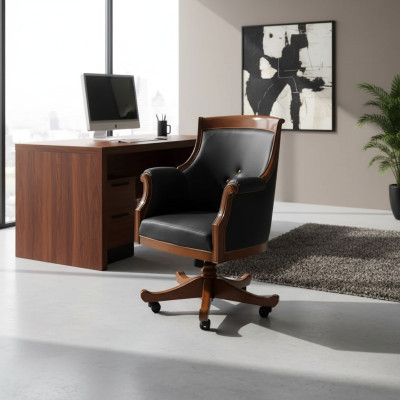 Chaise de bureau de luxe Fauteuil Rembourrage de chaises Meubles de designer de bureau Pivotant