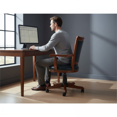 Fauteuil Noir Fauteuil Design Fauteuil Rembourré Chaises Chaise de Bureau Classique Nouveau