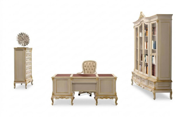 Bureau Bibliothèque Commode Bureau de bureau neuf Mobilier de bureau Ensemble 3 pcs.