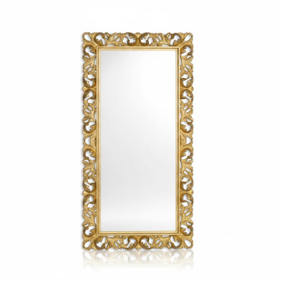 Design classique Miroir Buffet de salon Cadre en bois de luxe nouveau
