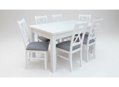 Meubles de salle à manger modernes Luxueuse table à manger + 6 chaises Table neuve.
