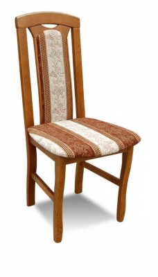 Chaise sans accoudoir Chaise de salle à manger Bois Tissu Design de salle à manger Fauteuil