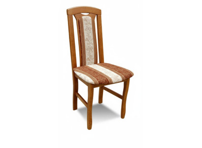 Chaise sans accoudoir Chaise de salle à manger Bois Tissu Design de salle à manger Fauteuil