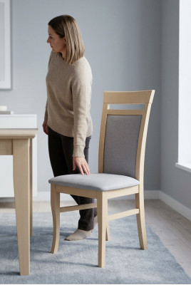 Chaise de salle à manger sans accoudoir Classique nouveau Mobilier de siège rembourré design