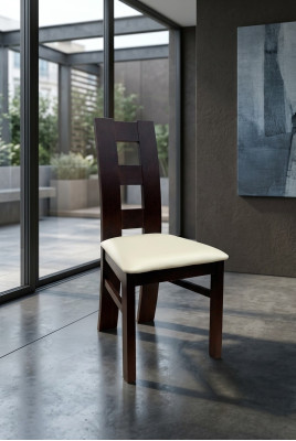 Concepteur de chaise en bois Chaise de salle à manger Meubles en bois de luxe Chaise classique