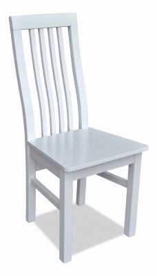 Chaise de salle à manger classique, chaise de salle à manger de designer, chaise luxueuse en bois blanc