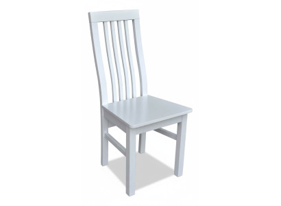 Chaise de salle à manger classique, chaise de salle à manger de designer, chaise luxueuse en bois blanc