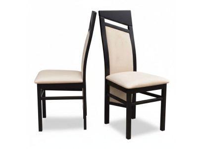 Chaise marron Chaise rembourrée Siège moderne Mobilier de salle à manger Tissu d'ameublement nouveau