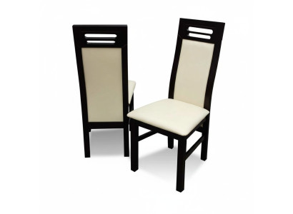 Chaise sans accoudoir Chaise de salle à manger en bois Salle à manger Noire Design Moderne
