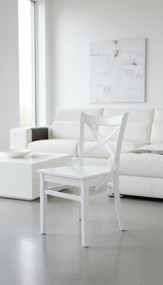 Salle à manger Mobilier en bois Chaises Design de luxe Siège de chaise en bois Mobilier classique neuf