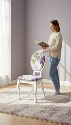 Chaise de salle à manger Chaises de luxe Design en bois Chaise en bois Style de mobilier Moderne nouveau