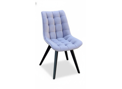 Des chaises de salle à manger. Tissu de revêtement de design moderne de luxe gris pour fauteuil inclinable.