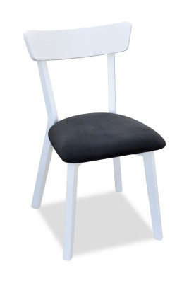 Conception de chaise Chaise en bois Chaise de salle à manger Bois de luxe Blanc Mobilier Chaises neuves