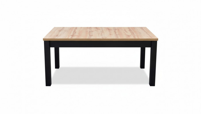 Table à manger Style moderne Table Ess Tables de luxe Mobilier en bois brun Salon
