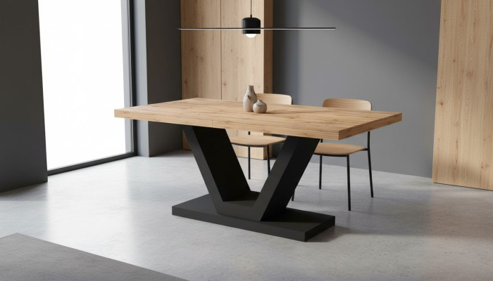 Table à manger Table Luxe Salle à manger Salon Bois Design Tables neuves 160cm