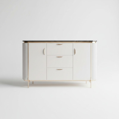 Buffet Commode Buffet Bois Moderne Blanc Salon Commodes de Chambre nouveau