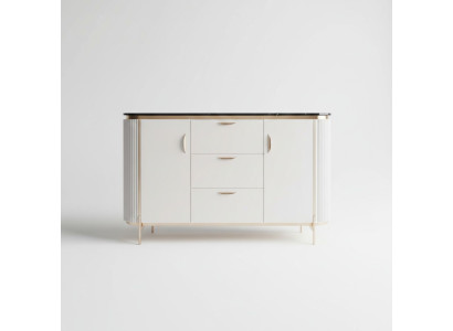 Buffet Commode Buffet Bois Moderne Blanc Salon Commodes de Chambre nouveau
