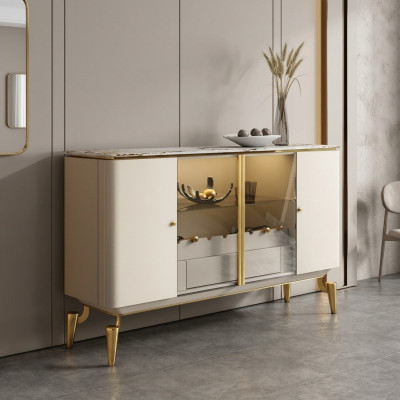 Designer Commode Buffet Bahut Garde-robe Étagère de salon de luxe