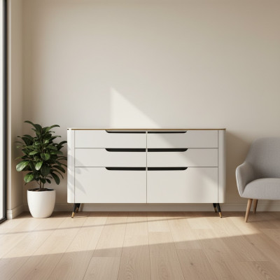 Conception Commode Buffet Buffet avec tiroirs Armoire Salon nouveau