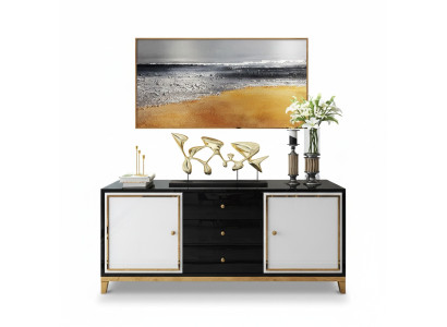 Conception commode Salle de séjour Buffet moderne Buffet en bois Armoire nouvelle